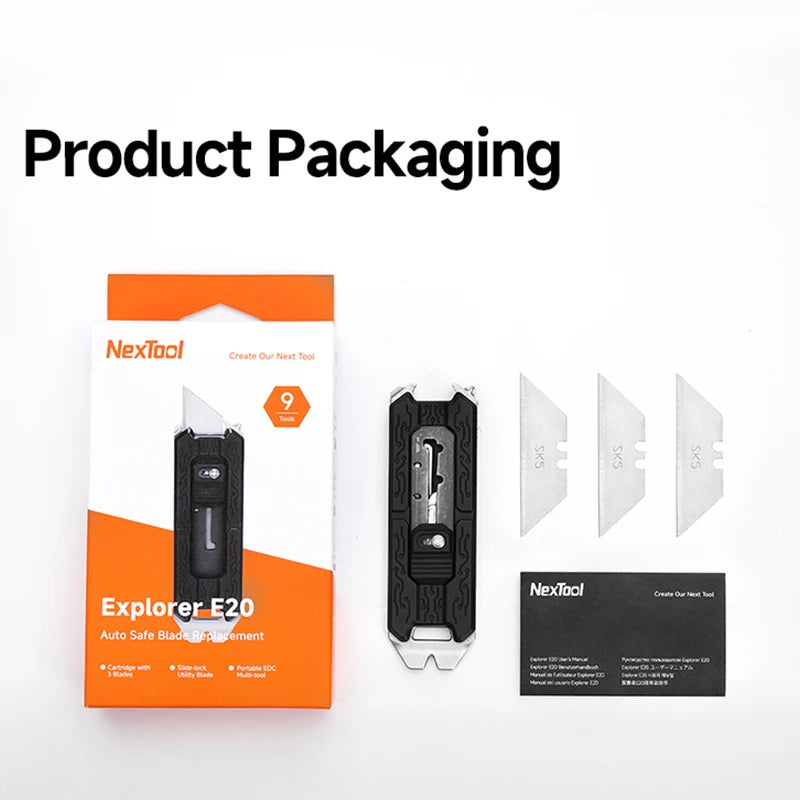 E20 Compact Utility Knife with Blade-Change System