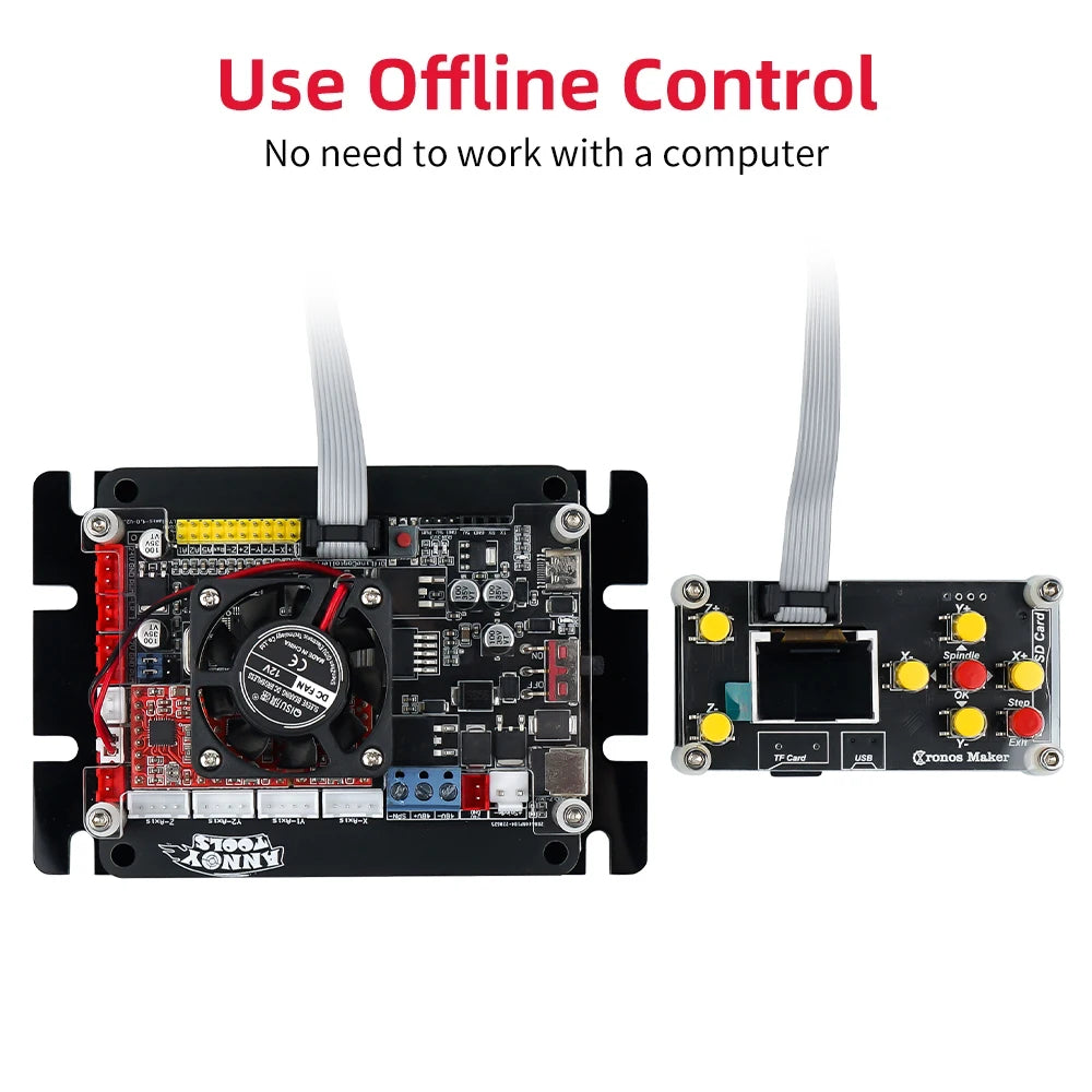 Controller CNC Offline GRBL con Opzioni Schermo