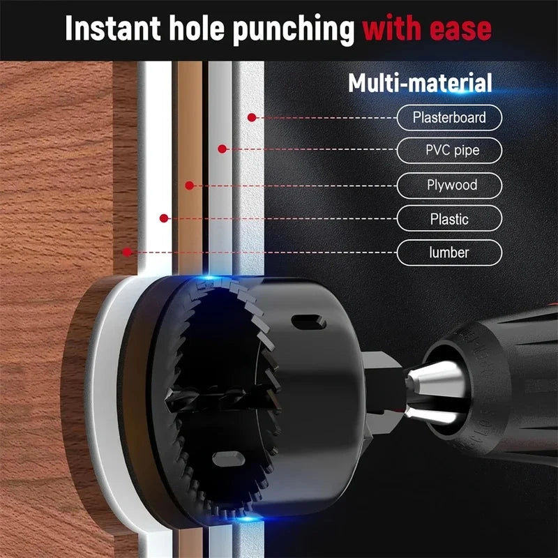 Gatenzaagset voor houtbewerking - 19 tot 64 mm