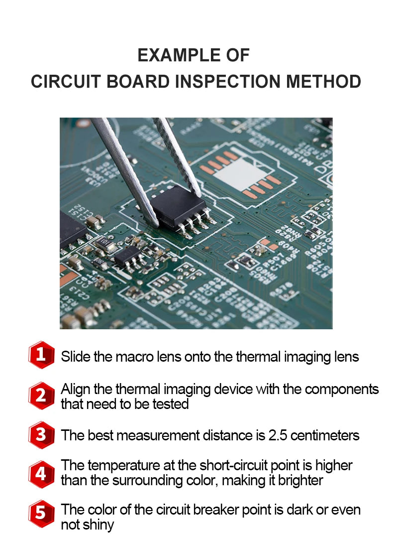 TOOLTOP ET14C Thermal Imaging Camera for PCB and Home Appliance Testing