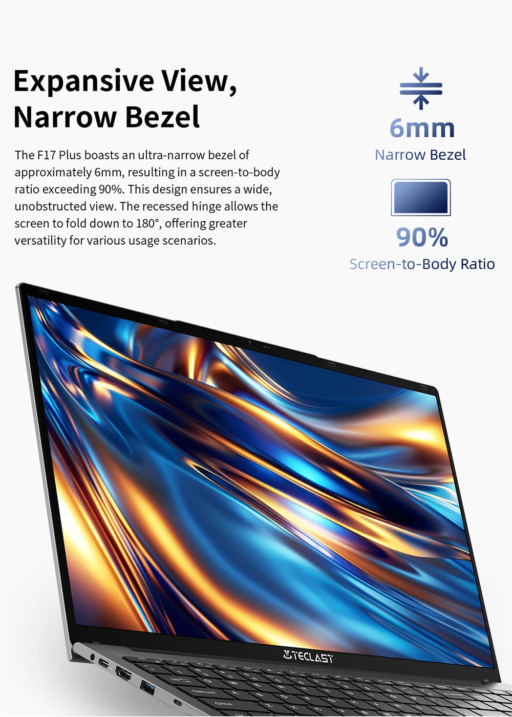 Teclast F17Plus Laptop 17.3 ίντσες