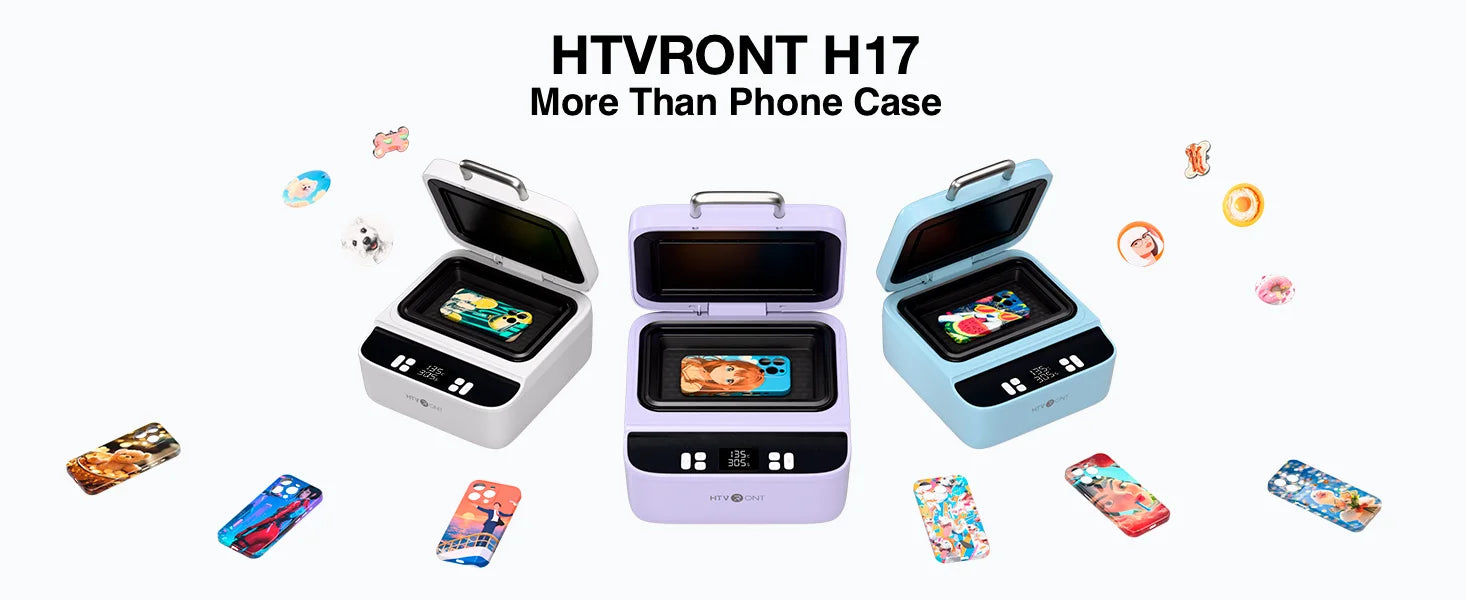 Phone Case Heat Press H17 – 3D Vacuum Transfer for iPhone & Android