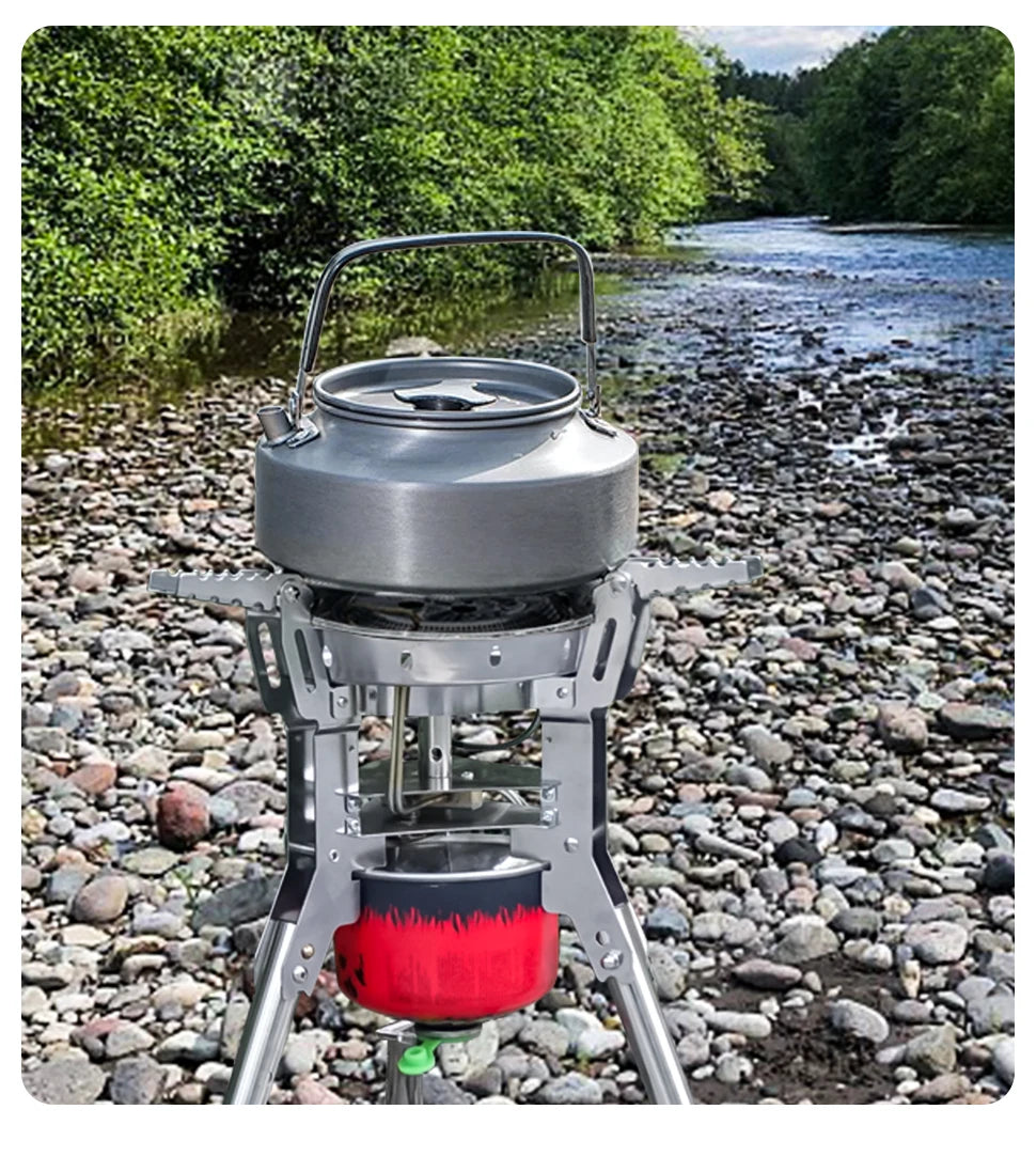 BRS-69 Outdoor Gas Stove 4360W Foldable Adjustable Camping Burner
