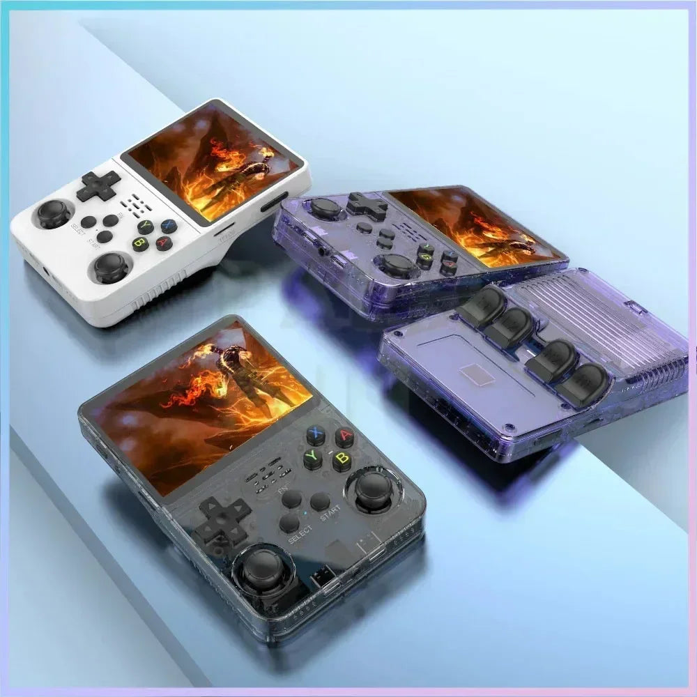 R36S Console de jeu portable rétro Émulateur de jeu IPS 3,5 pouces