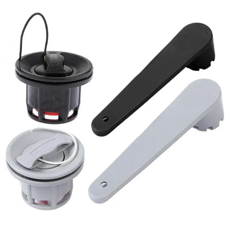 Luftventil til oppustelig båd, ventiladapter til jolle, kajak og kano, bådtilbehør, ventil til surfbræt og madras med skruenøgle