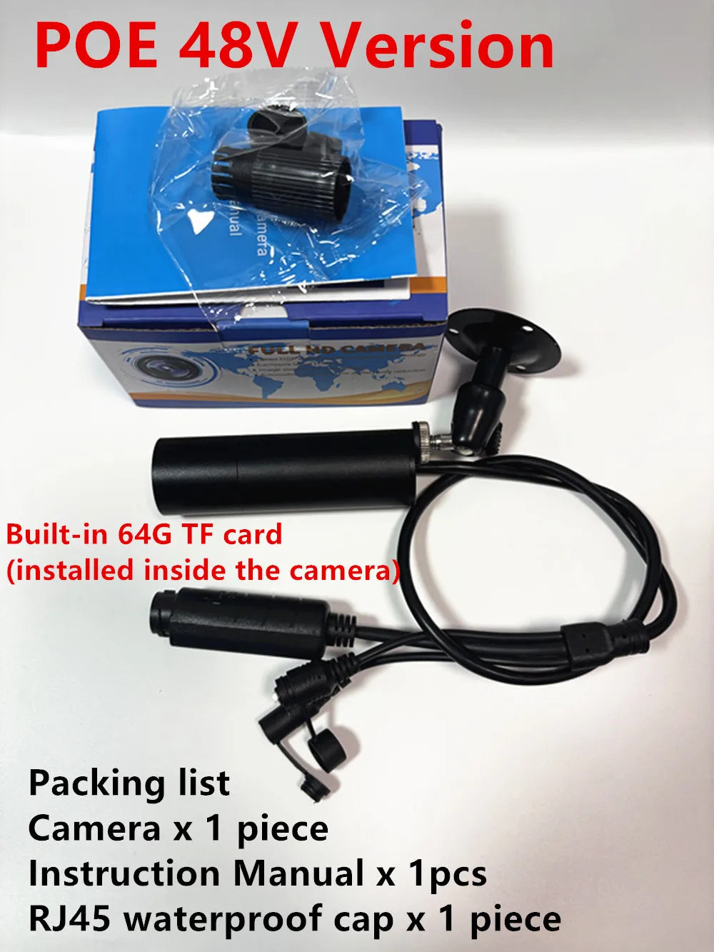 Outdoor Bullet 3K 5MP Mini WiFi Camera met AI Menselijke Detectie