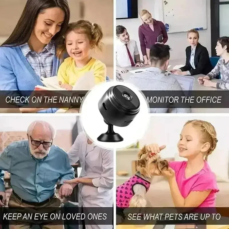 Mini WiFi 1080P HD Surveillance Camera with Night Vision