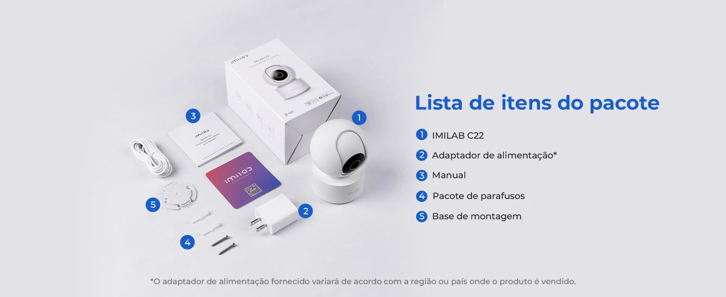 IMILAB unutarnja sigurnosna kamera 5MP 360° Pan-Tilt