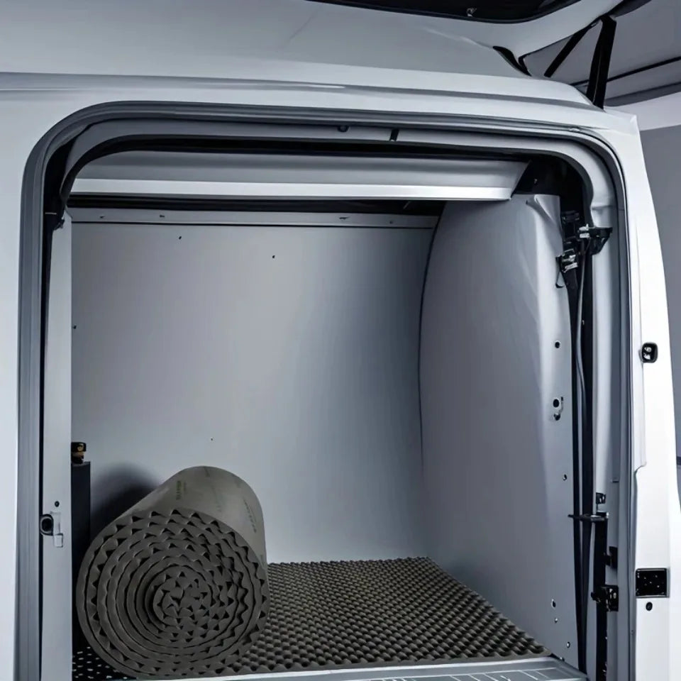 Isolamento Acústico Autoadesivo em Algodão para Prova de Som, Material de Isolamento Acústico para Carro, Impermeável e Redutor de Ruído Automóvel