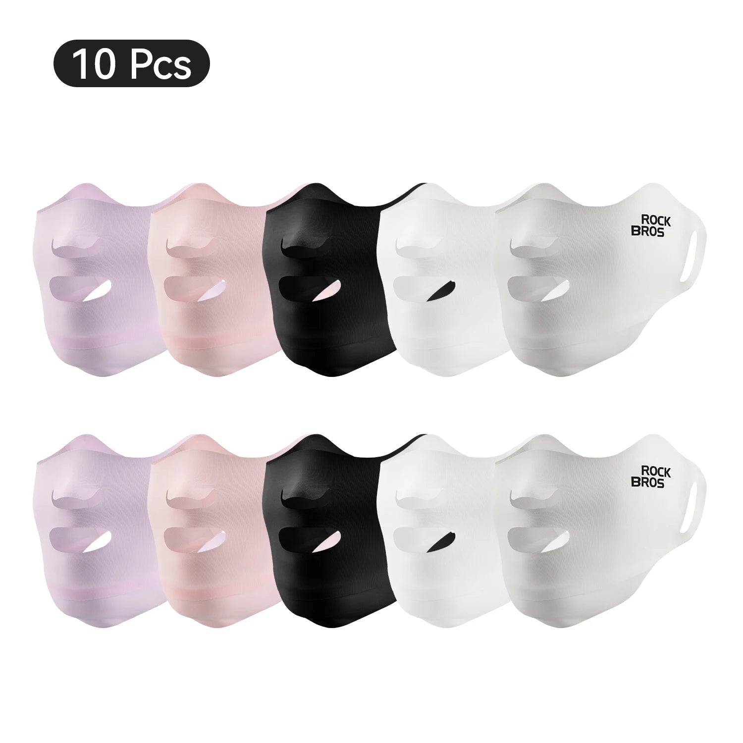 UPF50+ Ice Silk Cycling Face Mask for Sun Protection