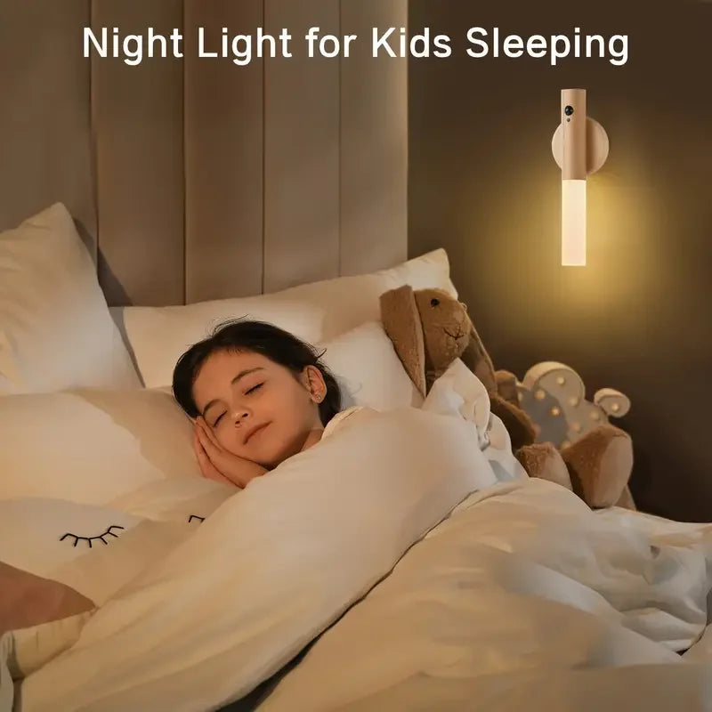 Rechargeable Magnetic Motion-Sensor Wall Light