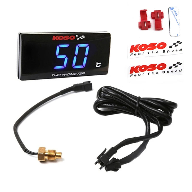 12V Digital Motorcycle Coolant Temperature Meter