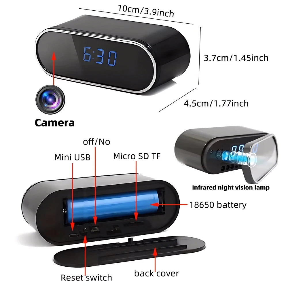 Mini WiFi Camera with Night Vision, Remote Viewing & Motion Detection