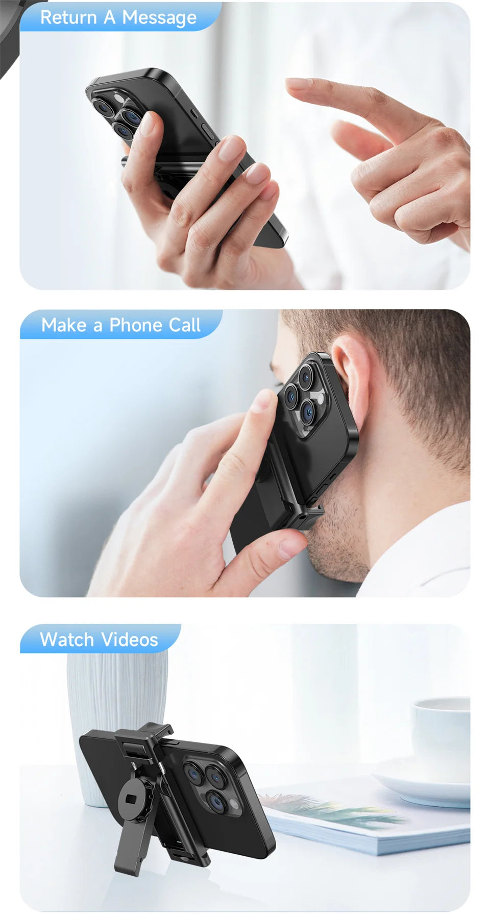 C17 sledovací stativ na telefon a držák na selfie