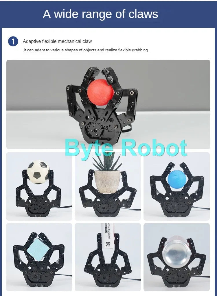 Robotgrijper en servo-onderdelen opties