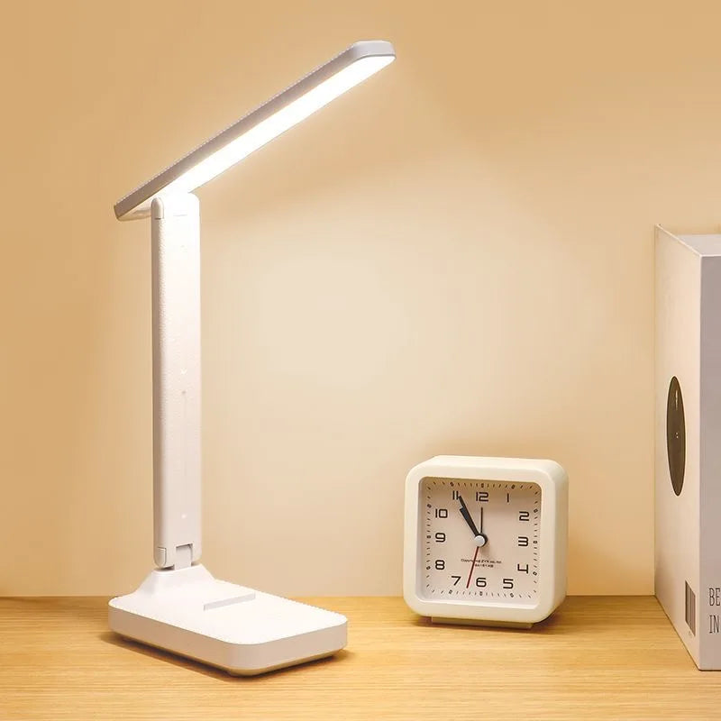 Lampada da scrivania pieghevole a LED alimentata tramite USB con controllo touch