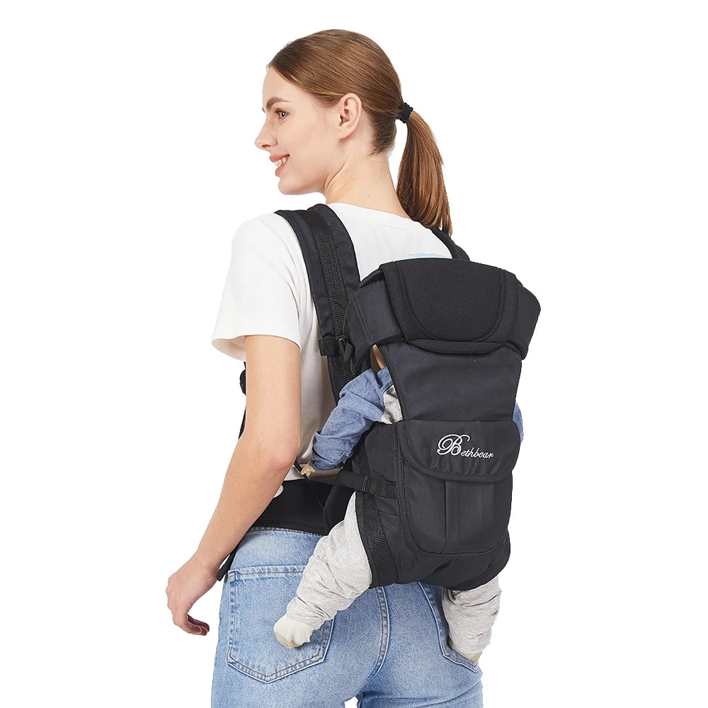 Baby Sling Carrier 4‑in‑1 Ergonomic Baby Backpack