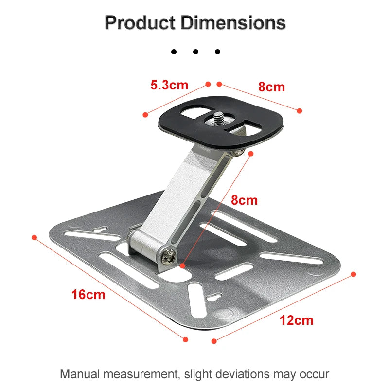 Soporte ajustable para mini proyector con montura de 1/4 de pulgada