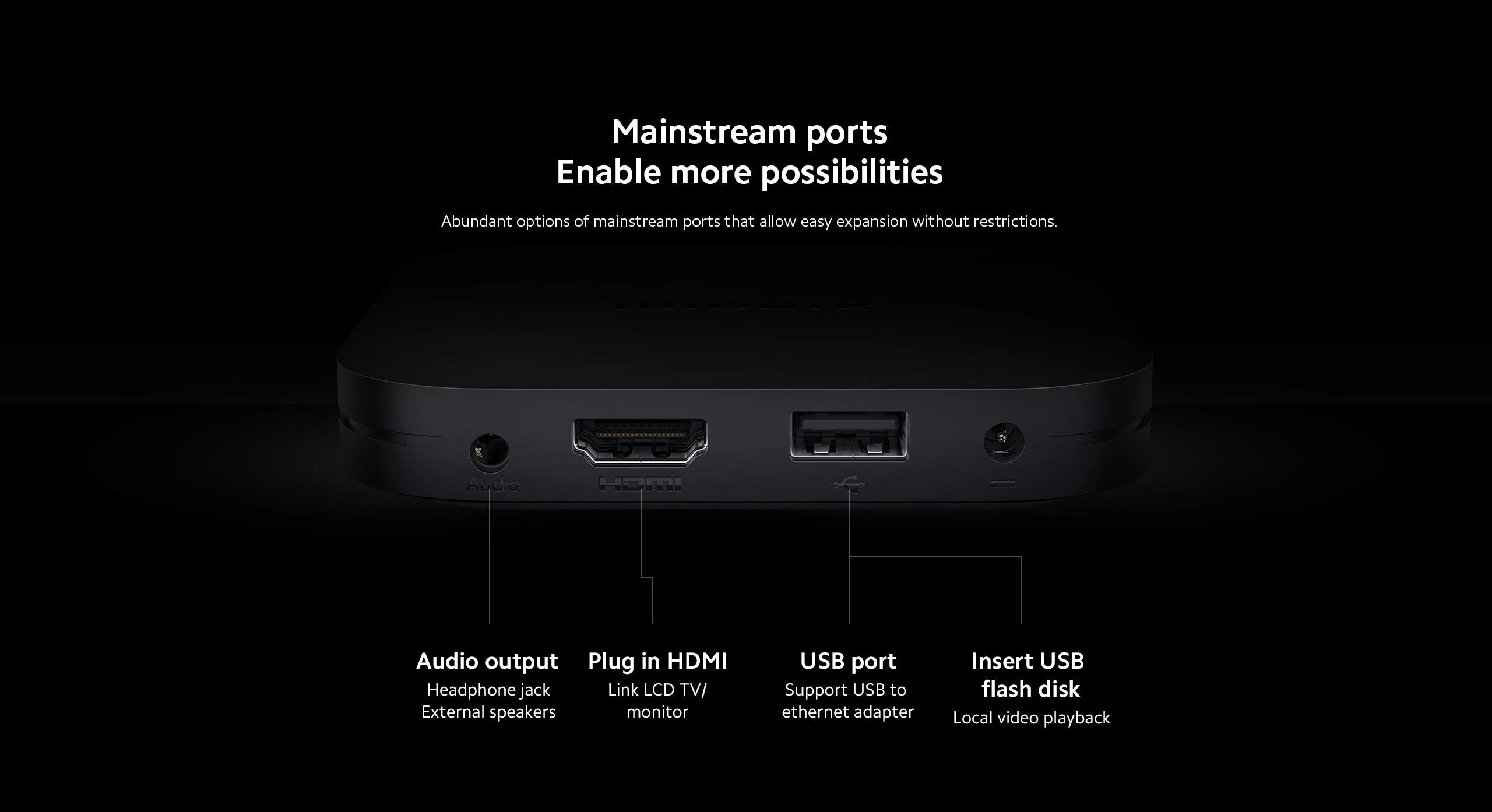 Xiaomi Mi TV Box S Generația a 2-a Versiune Globală Cutie TV Inteligentă