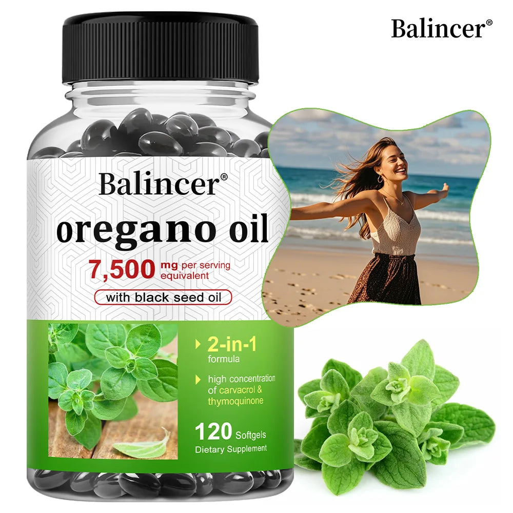 Oregano- ja mustasiemenöljylisäkapselit