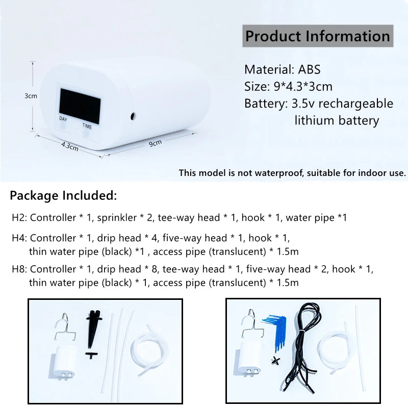 Pompa Automatica per Irrigazione Piante con Timer