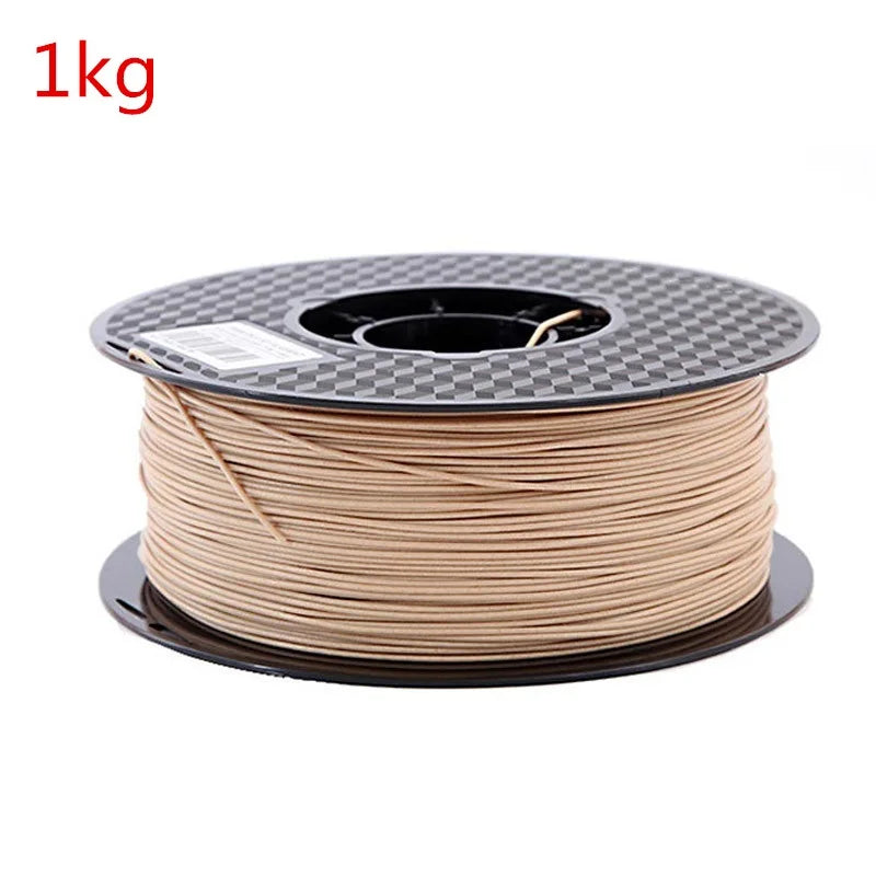 Wood-Effect PLA Filament, 1.75mm, Multiple Shades