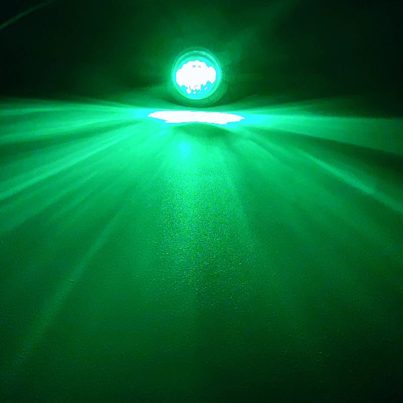 3/4" Кръгла LED странична маркерна светлина за камион, ремарке, лодка