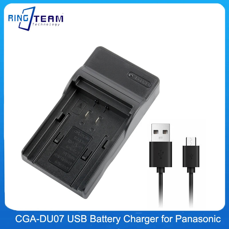 USB Battery Charger for Panasonic CGA-DU Series