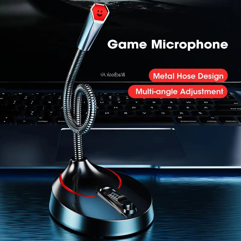 Mini 3.5 mm Desktop Microphone for Computers