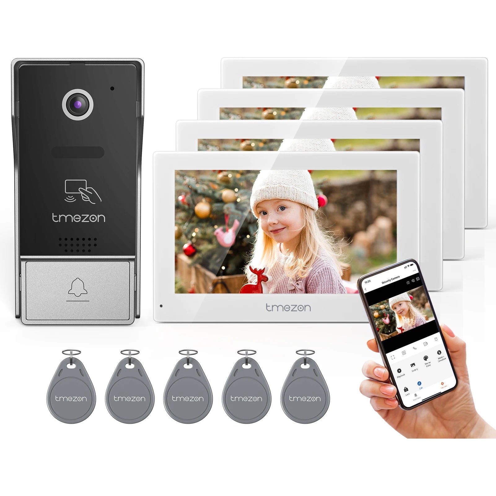 Smart Video Intercom 7" 1080P Screen
