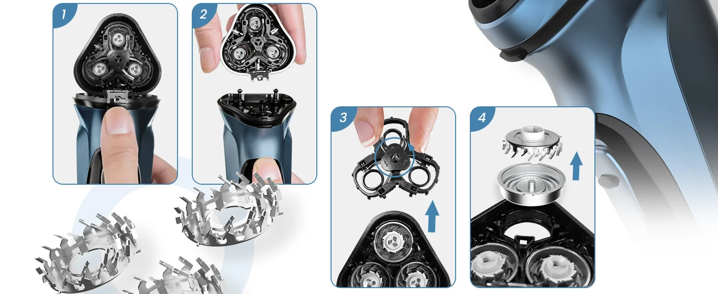 Rasoio Elettrico Ricaricabile Sejoy per Uomo