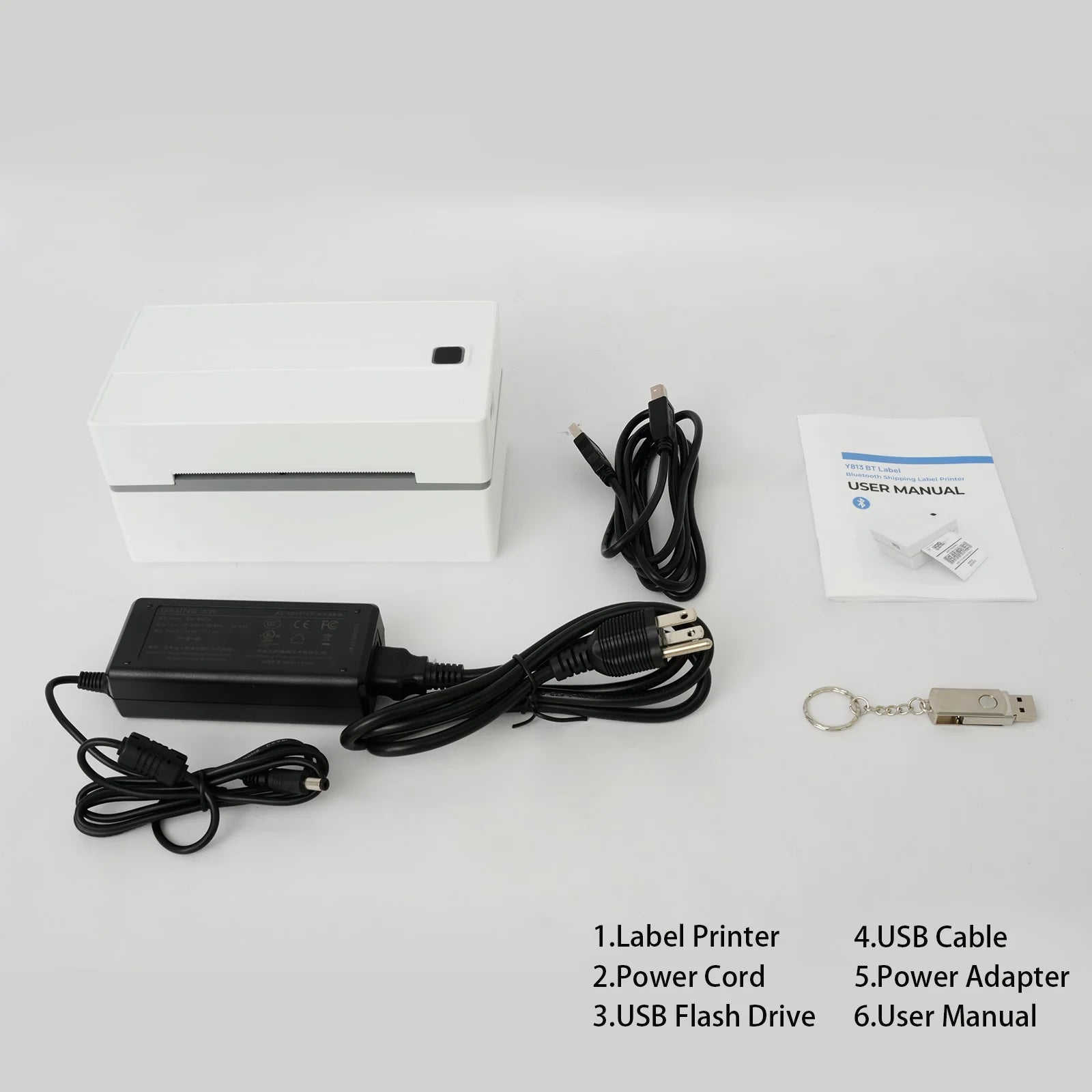 Stampante per etichette termiche 4x6 Bluetooth USB 203DPI ad alta velocità