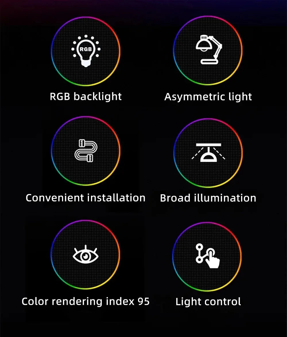 Monitor Light Bar - Straight and Curved Options