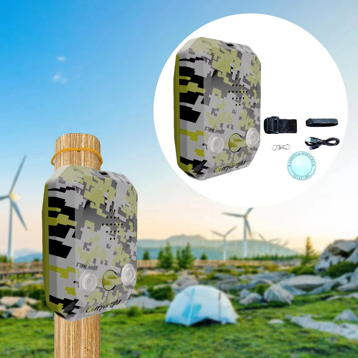 Camping Travel Trigger Wire Alarm Device