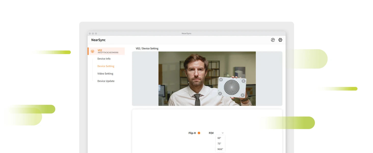 NearStream Webcam USB 1080P 60FPS con microfono AI a cancellazione del rumore