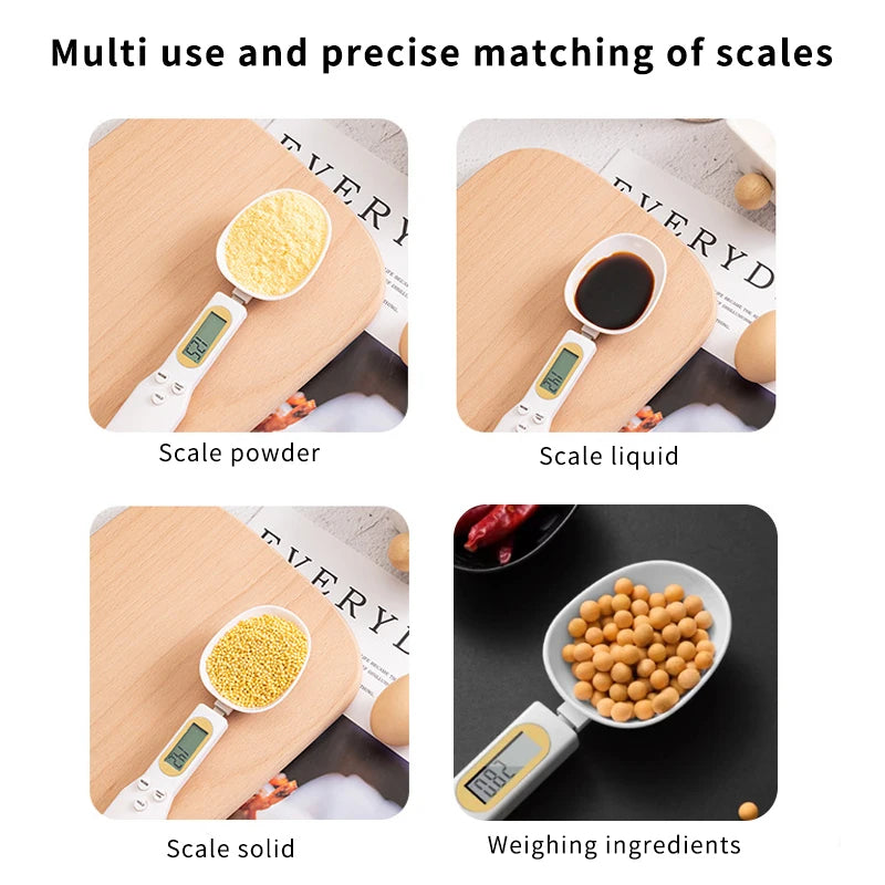 Digital Kitchen Scale Coffee Scoop with LCD Display 🥄
