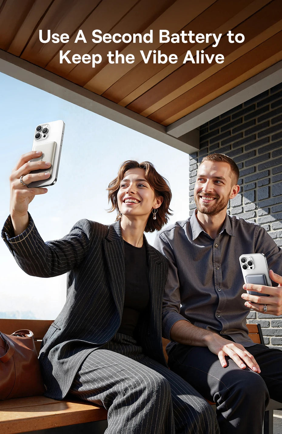 Baseus Qi2 Magnetic Power Bank with Kickstand 5000mAh