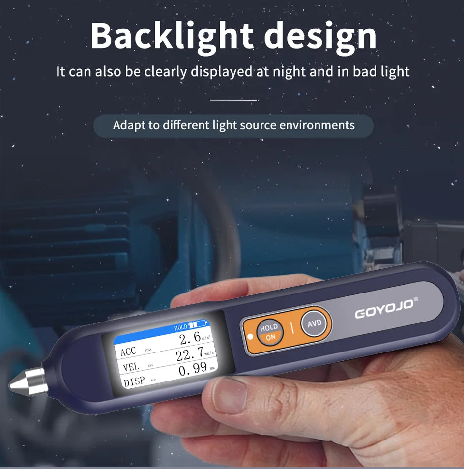 GVB-2 pen-stijl trillingsmeter