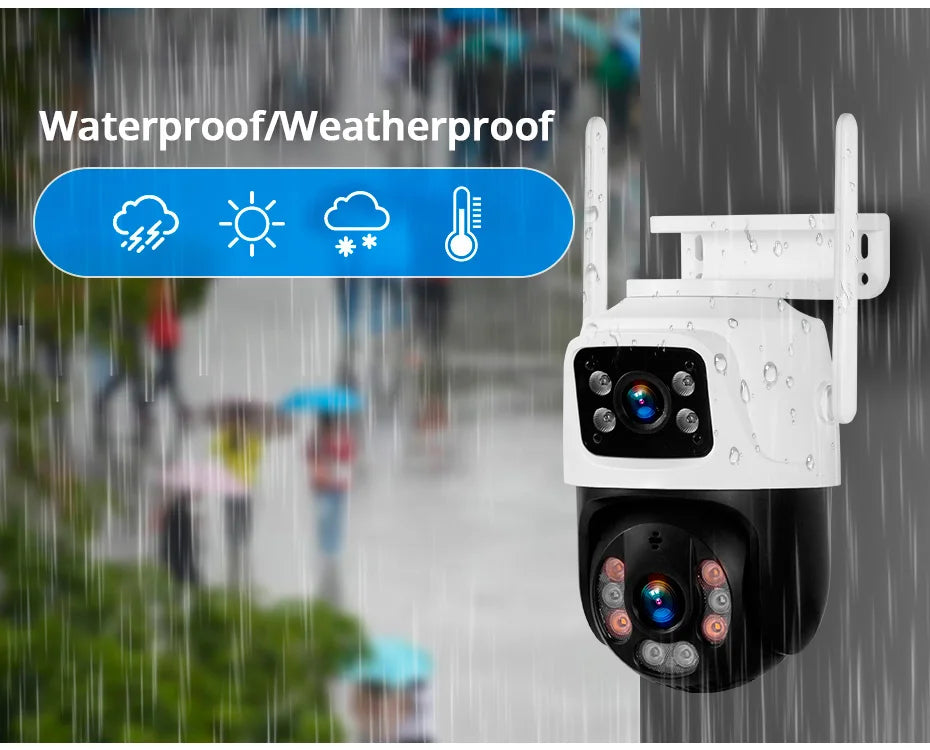6MP Dual Lens WiFi IP Camera 8CH NVR Kit