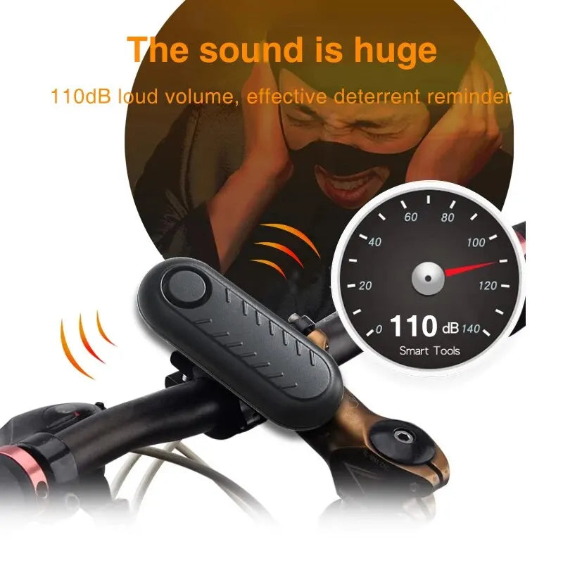 ZDFD200E Remote-Controlled Vibration Alarm for Bikes