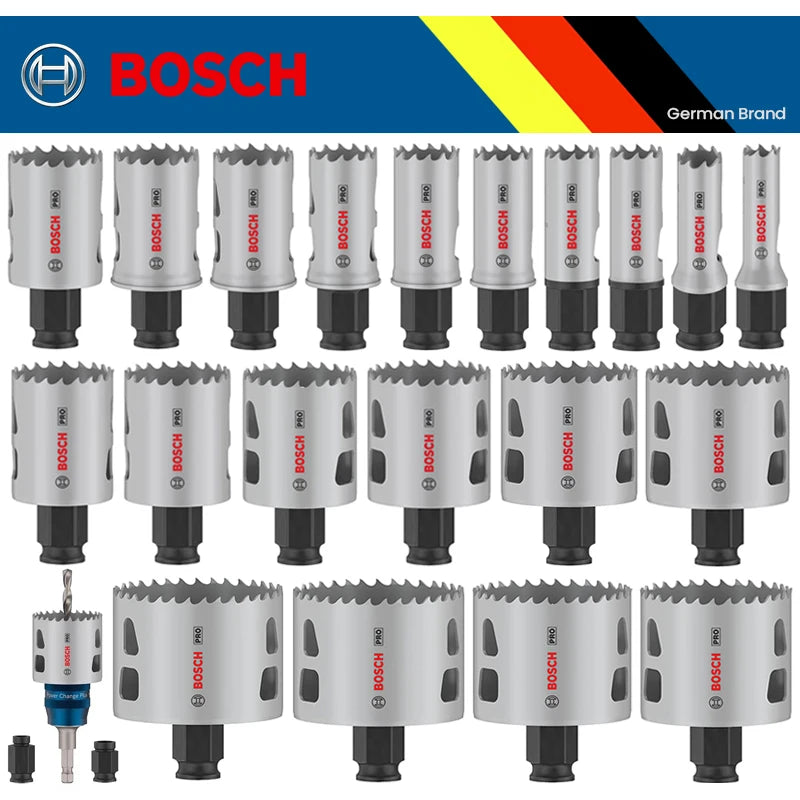 Bimetalová děrovka Bosch, 14-76 mm, kobalt