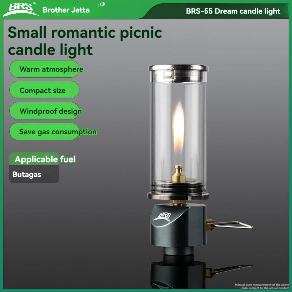 Candle Lamp Gas Burner Light for Outdoor Camping