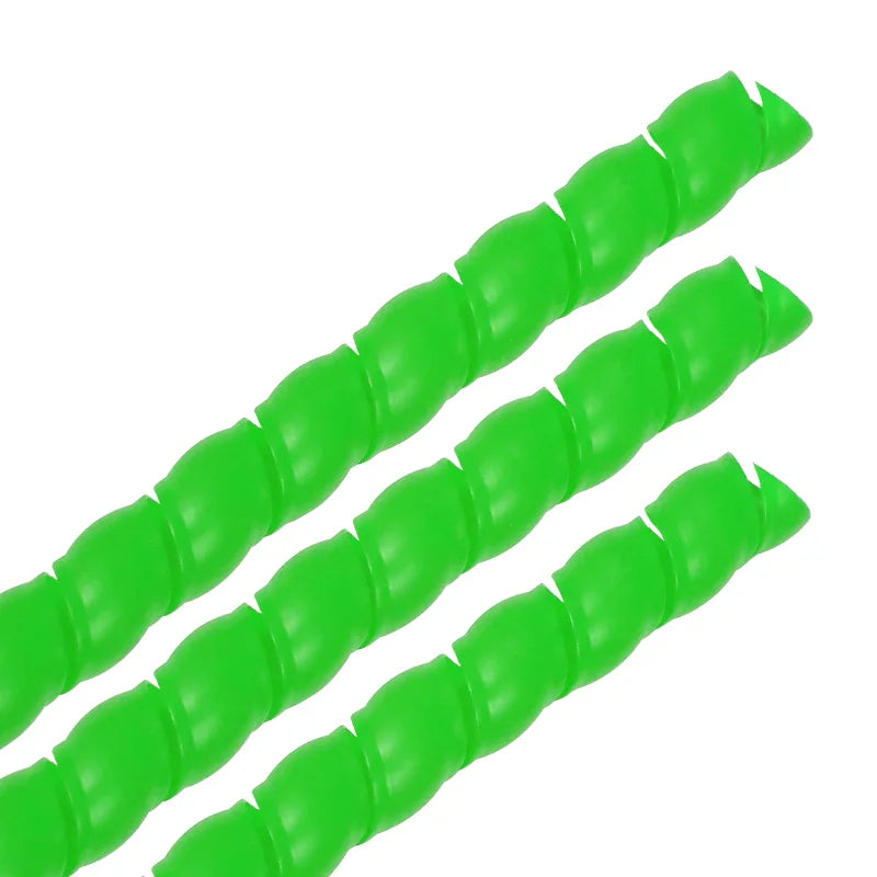 2M Long 8/10/12mm Cable Protection Sleeving Spiral Wound Flexible Wire Organizer Insulation Sleeve Wire Winding Protector