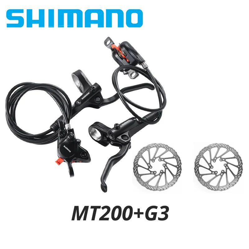 Shimano MT200 Hydraulic Disc Brake Set for MTB Riders