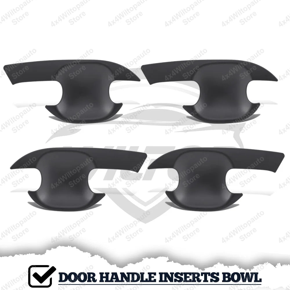 HeadLight Covers Side Vent Guard Trim Tail Lights Cover For Ford Ranger 2015-2022 Wildtrak XLT XLS XL Door Handle Insert Bowl