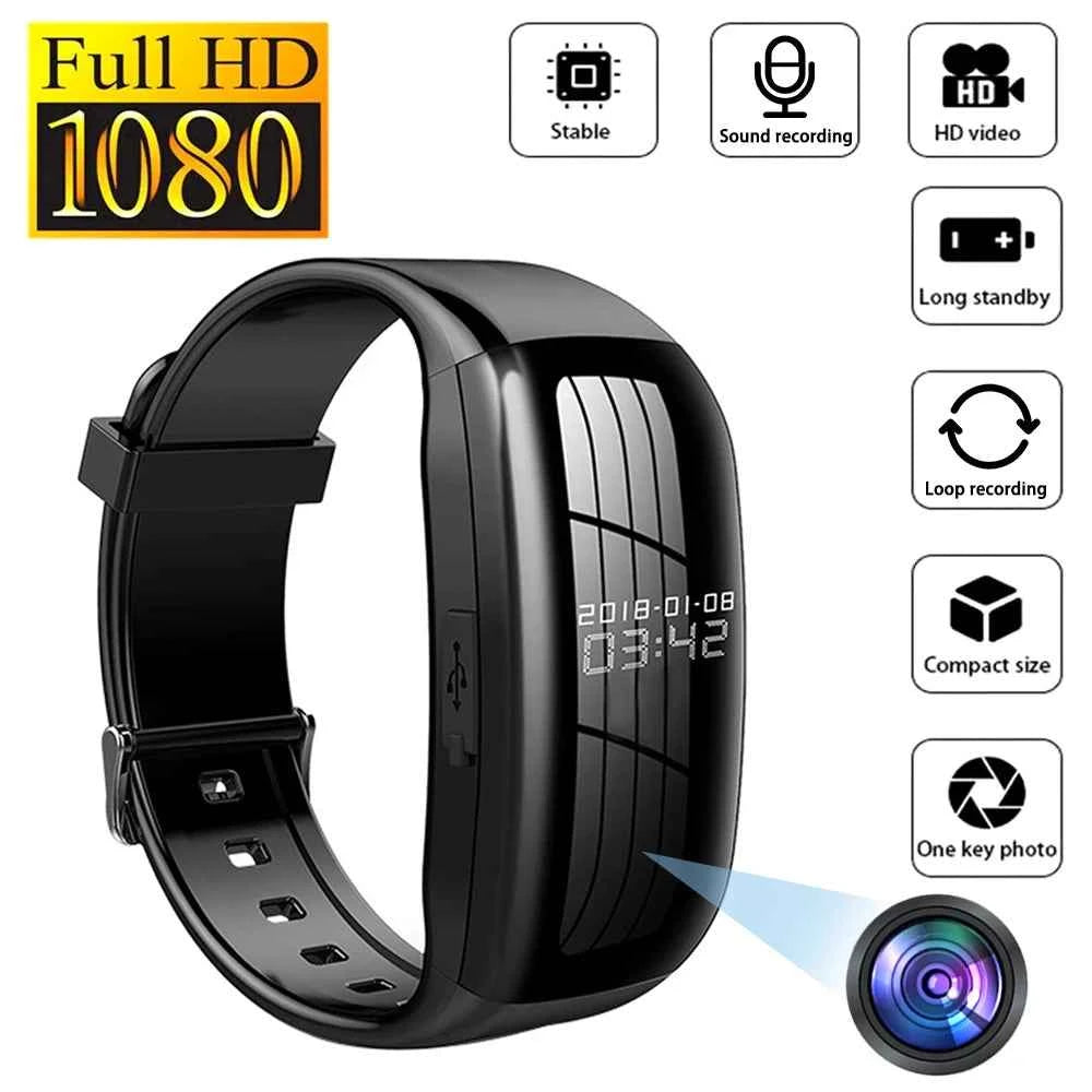 Wristband Video and Voice Recorder – 8 to 256 GB Options