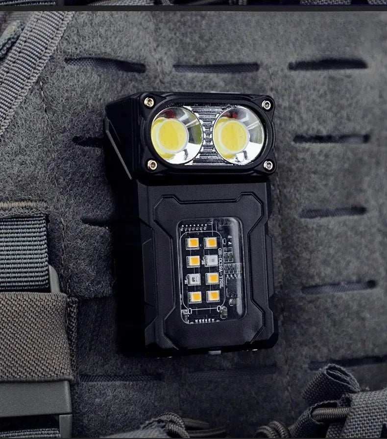 Portable Multifunctional USB Rechargeable LED Flashlight