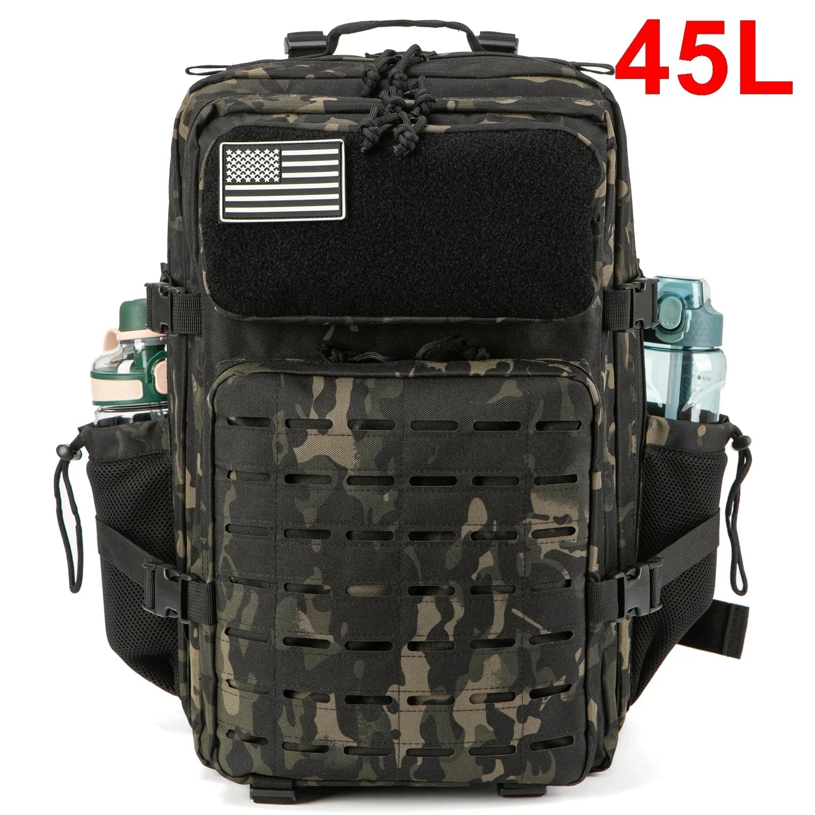 Тактически раници 25L/45L с държач за бутилка вода
