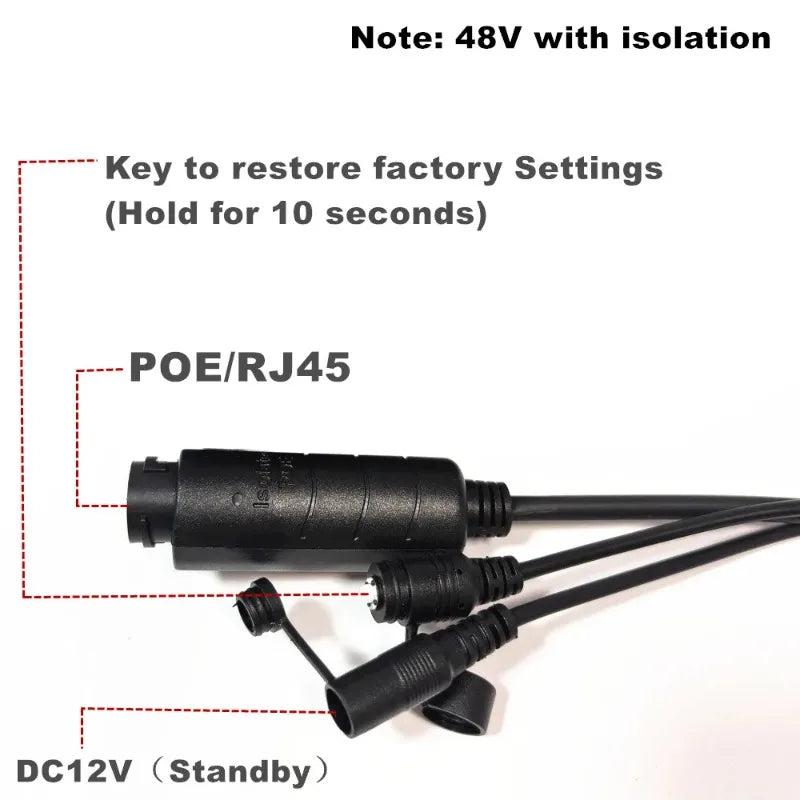 5MP IP66 PoE Mini Bullet Camera with Motion Detection