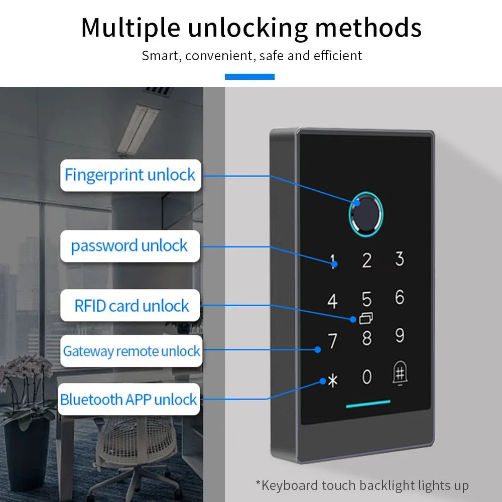 TTlock H3 Fingerprint Door Access Control System